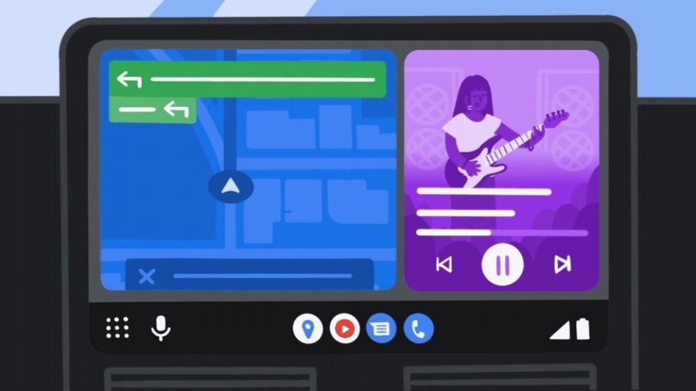 The Weekend Leader - Google rolling out new split-screen look to Android Auto